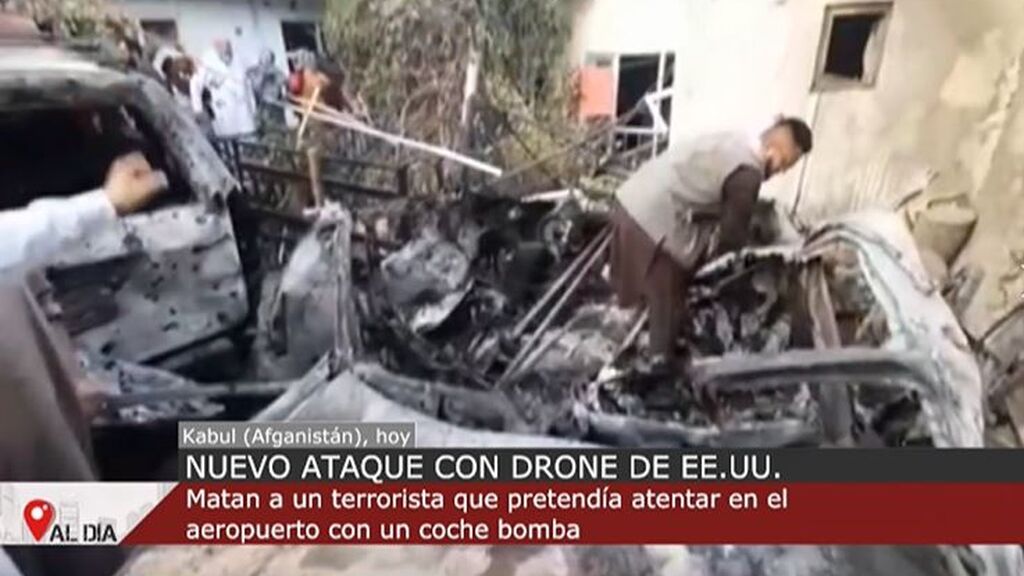 Un cohete de EEUU impacta contra un edificio próximo al aeropuerto de Kabul: un terrorista y varios civiles muertos