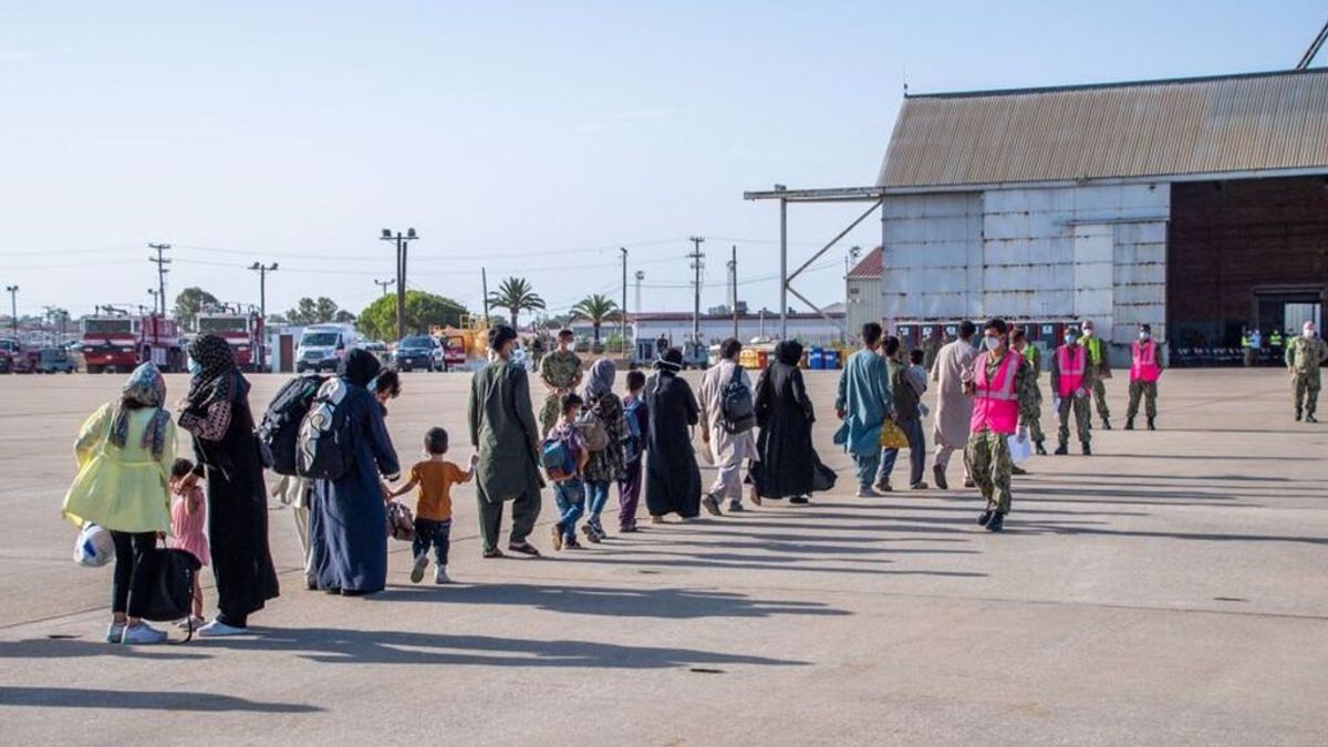 Aterriza en la base de Rota un nuevo vuelo con 200 afganos colaboradores de Estados Unidos Aterriza en la base de Rota un nuevo vuelo con 200 afganos colaboradores de Estados Unidos