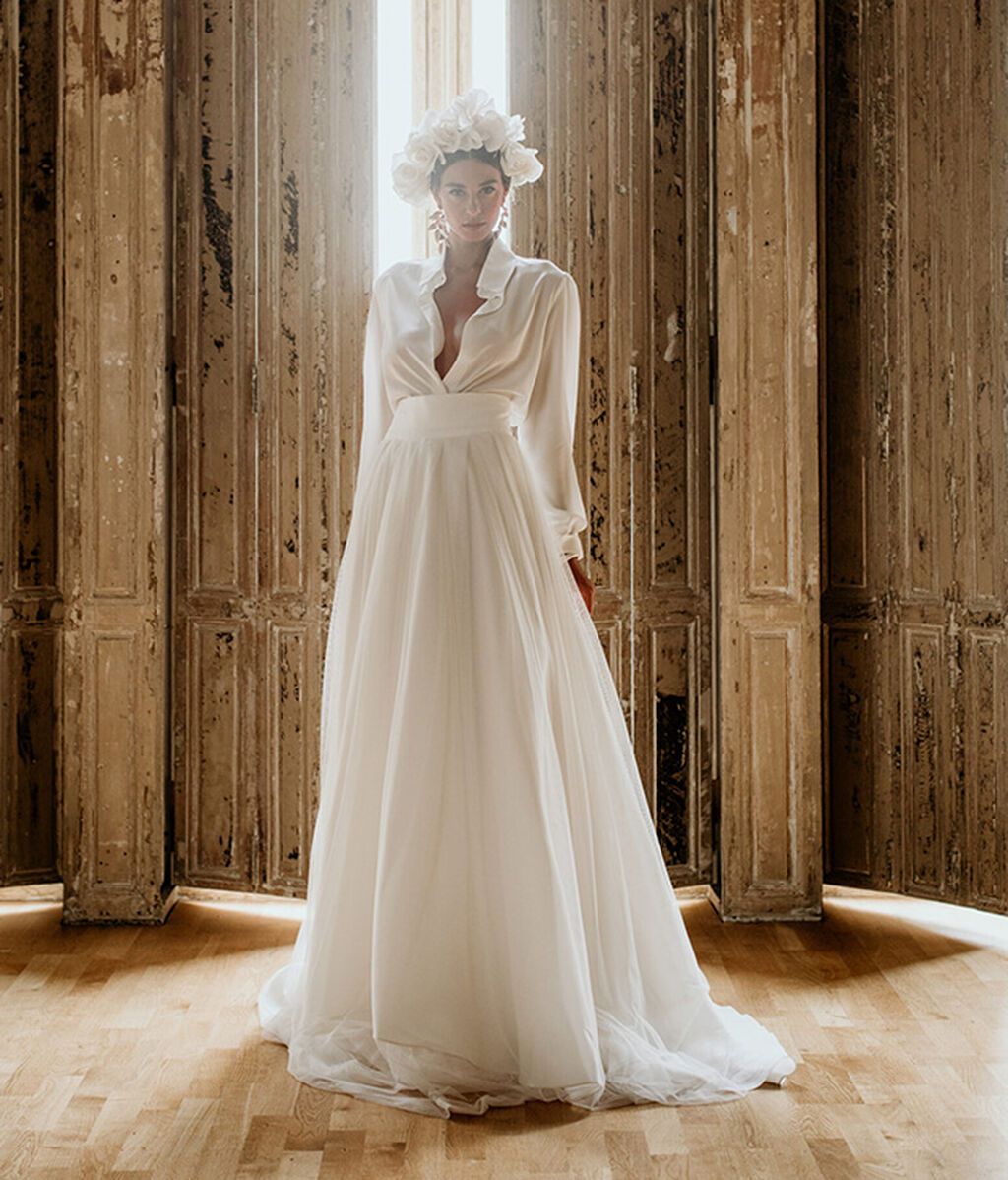 10 vestidos de novia cola: del clasicismo -