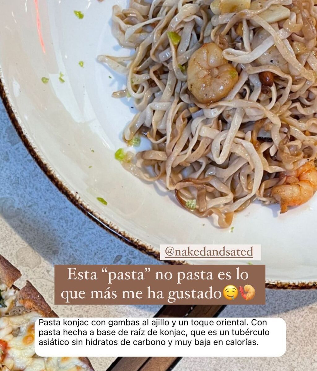 María Pombo pasta Konjac