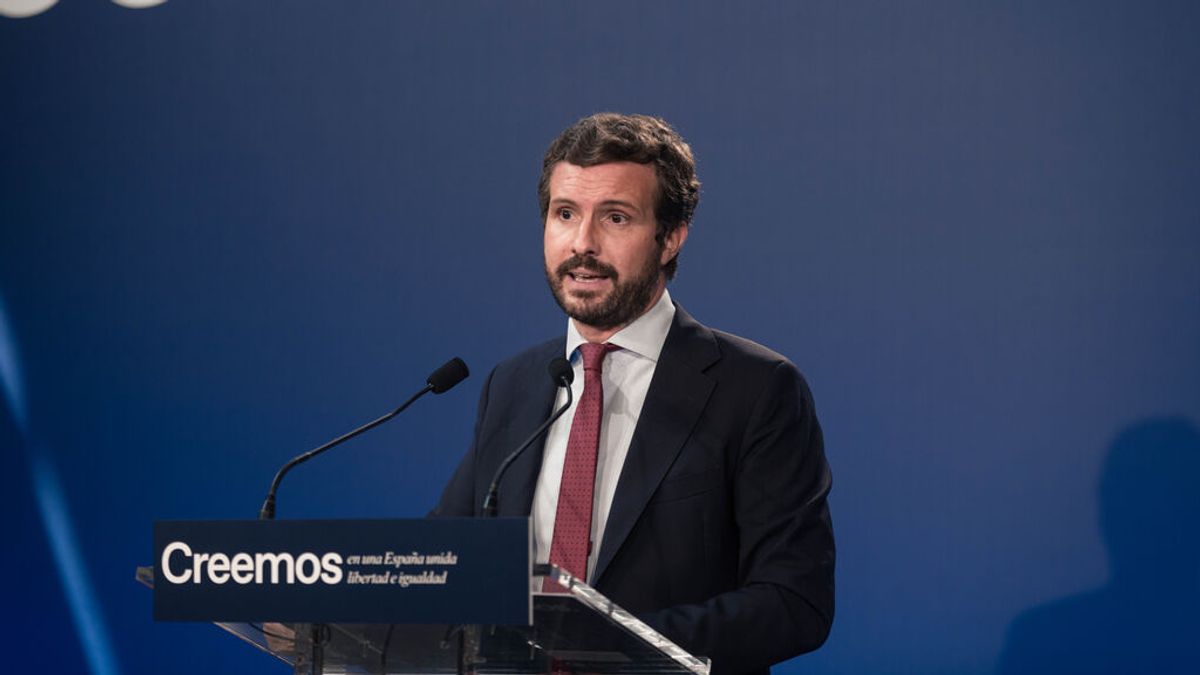 Casado se compromete a aprobar el delito de referéndum ilegal y de rebelión sin violencia si es presidente Casado se compromete a aprobar el delito de referéndum ilegal y de rebelión sin violencia si es presidente
