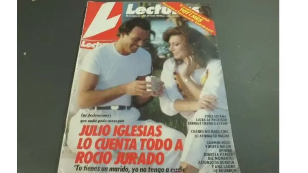La entrevista de Julio Iglesias a Rocío Jurado en Lecturas