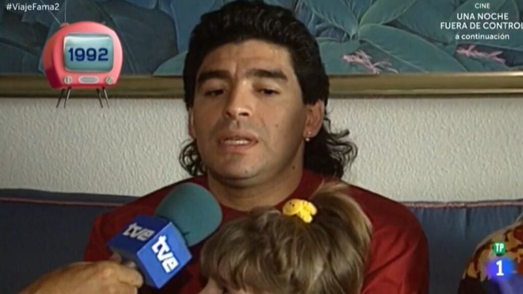 Maradona, en 'Viaje al centro de la tele'