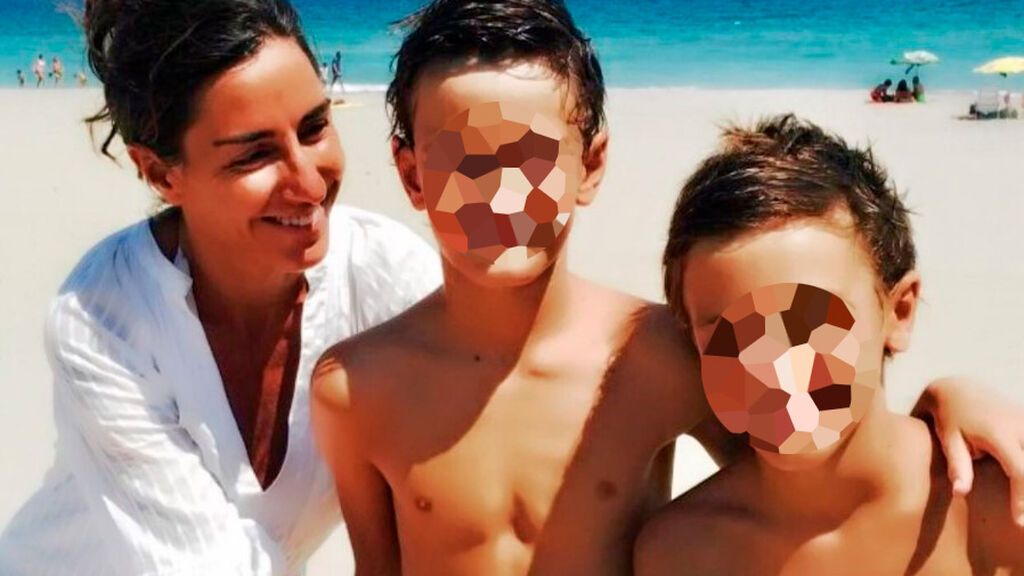 Ana Álvaro, celebrando el último Día de la Madre con sus hijos