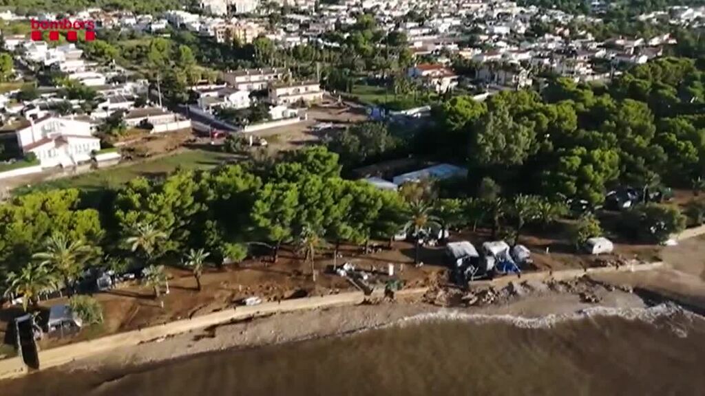 Angustia y miedo en el rescate de 80 personas del camping de Alcanar (Tarragona) afectadas por las DANA