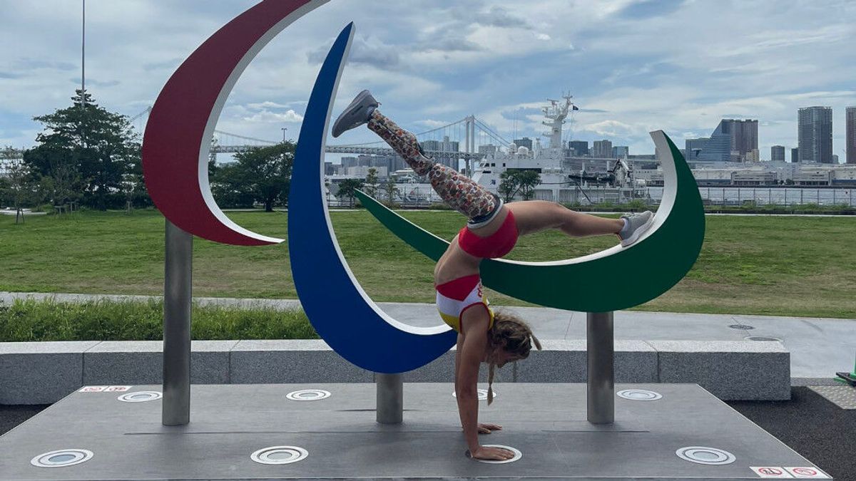 Desirée Vila, la gimnasta a la que amputaron una pierna, diploma olímpico en salto de longitud en Tokio