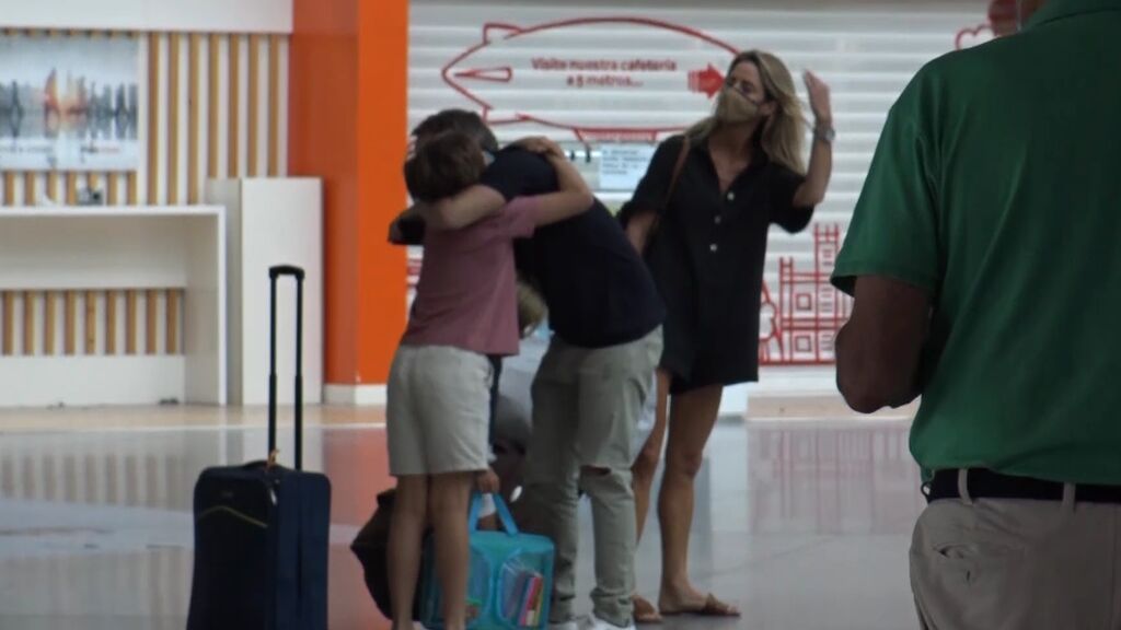 El reencuentro de Amelia y Manuel