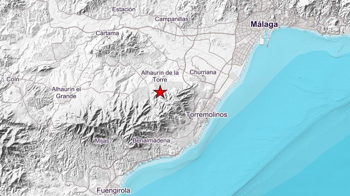 Detectado un terremoto de magnitud 3,3 en Alhaurín de la Torre