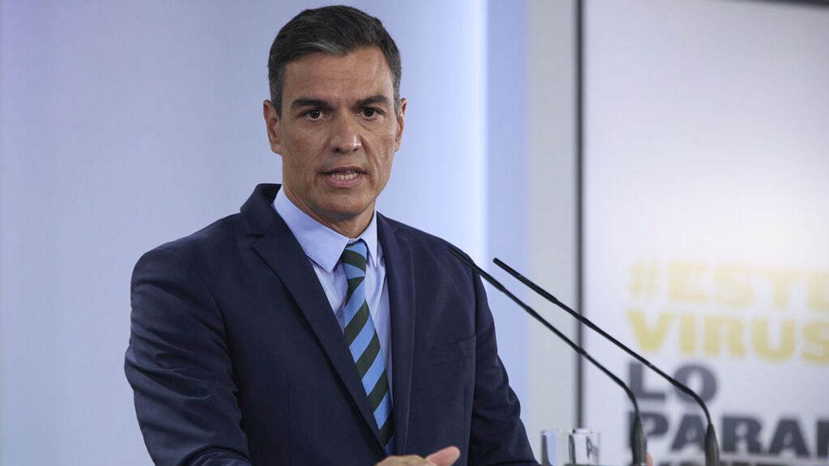 Pedro Sánchez: "Cuando acabe 2021 se habrá pagado de luz lo mismo que en 2018" Pedro Sánchez: "Cuando acabe 2021 se habrá pagado de luz lo mismo que en 2018"