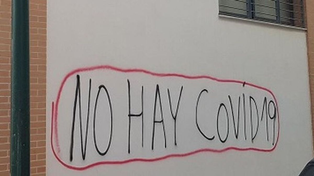 Detenido un negacionista tras realizar más de un centenar de pintadas en fachadas de Málaga Detenido un negacionista tras realizar más de un centenar de pintadas en fachadas de Málaga