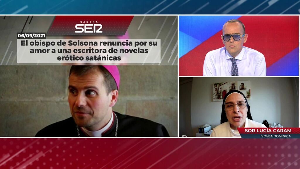 Lucía Caram, sobre el Obispo que lo ha dejado todo por una escritora de novela erótica: “Está desequilibrado”