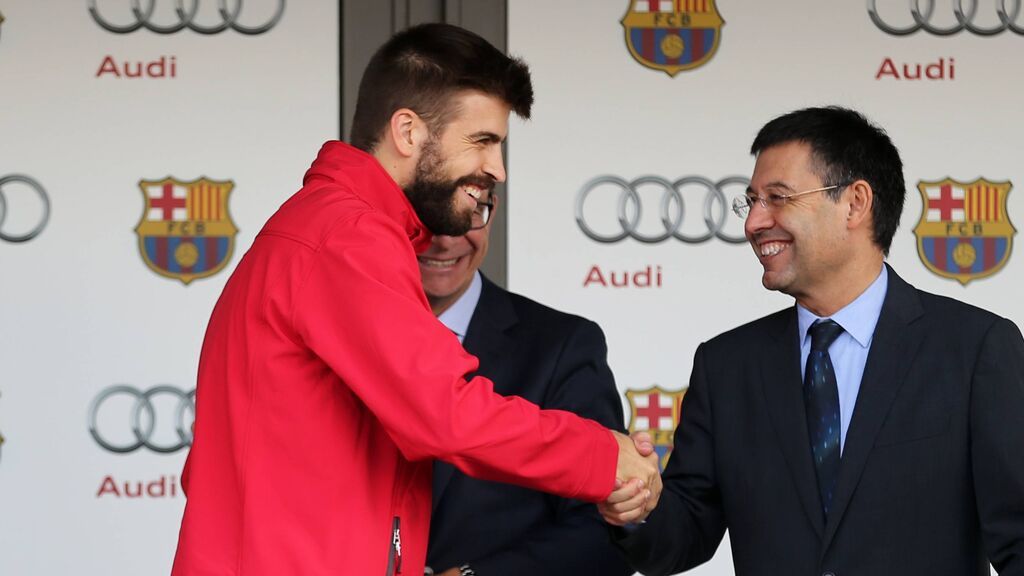 Piqué carga contra Bartomeu: "¿El peor presidente del Barcelona? Debe de estar ahí"