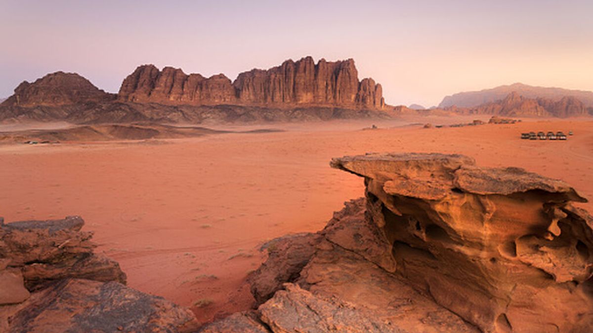 Wadi Rum: así es el lugar más parecido al paisaje marciano de la Tierra