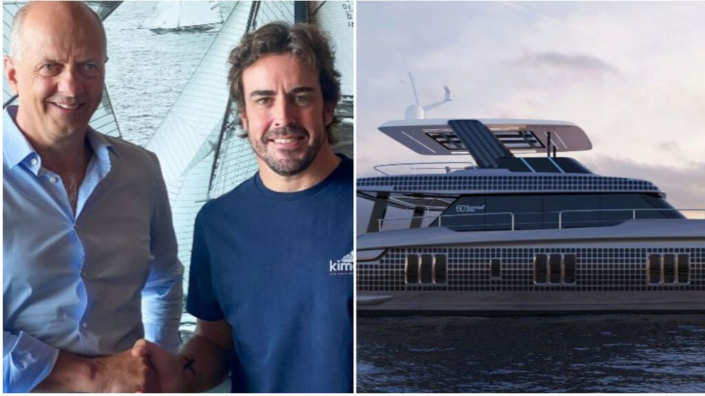 Fernando Alonso se da un capricho ecológico: un super yate híbrido de 4 millones de euros