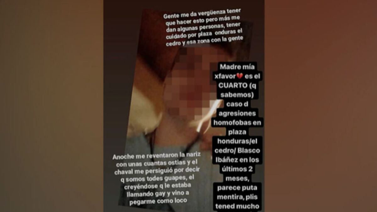 Axel, un joven trans agredido en Valencia estalla en las redes: "No tengo por qué tener miedo en la calle"