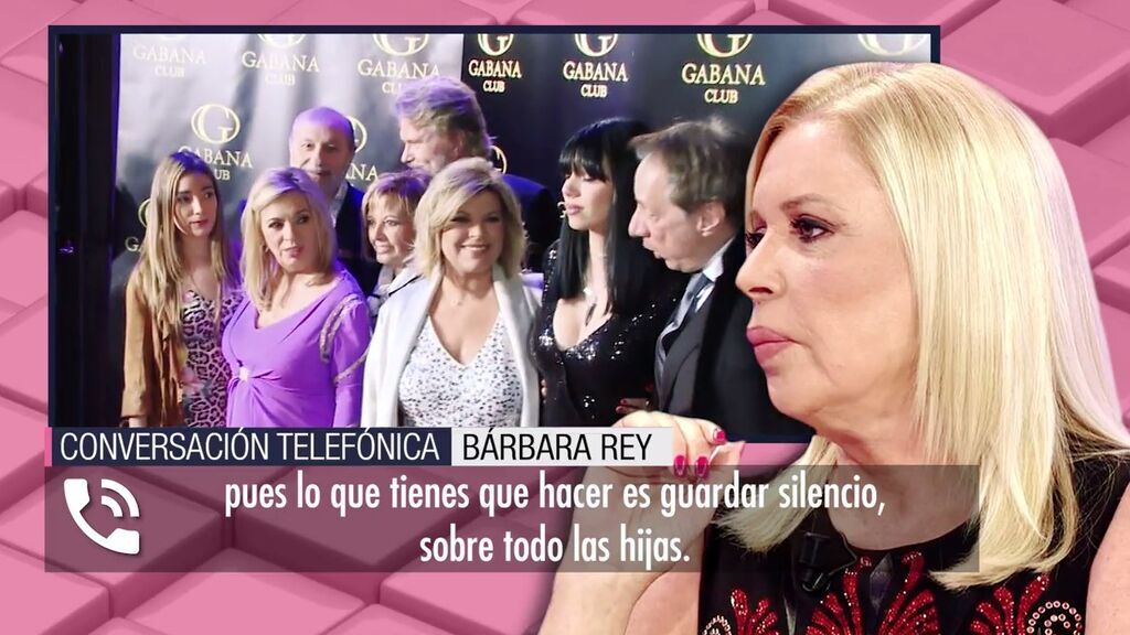 Bárbara Rey critica a Terelu Campos y Carmen Borrego: "Si Teresa sabe defenderse solita, como dicen, vosotras no meteros”
