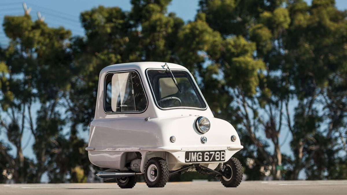 Con una rueda y sin marcha atrás: Así es el Peel P50, el coche más pequeño del mundo