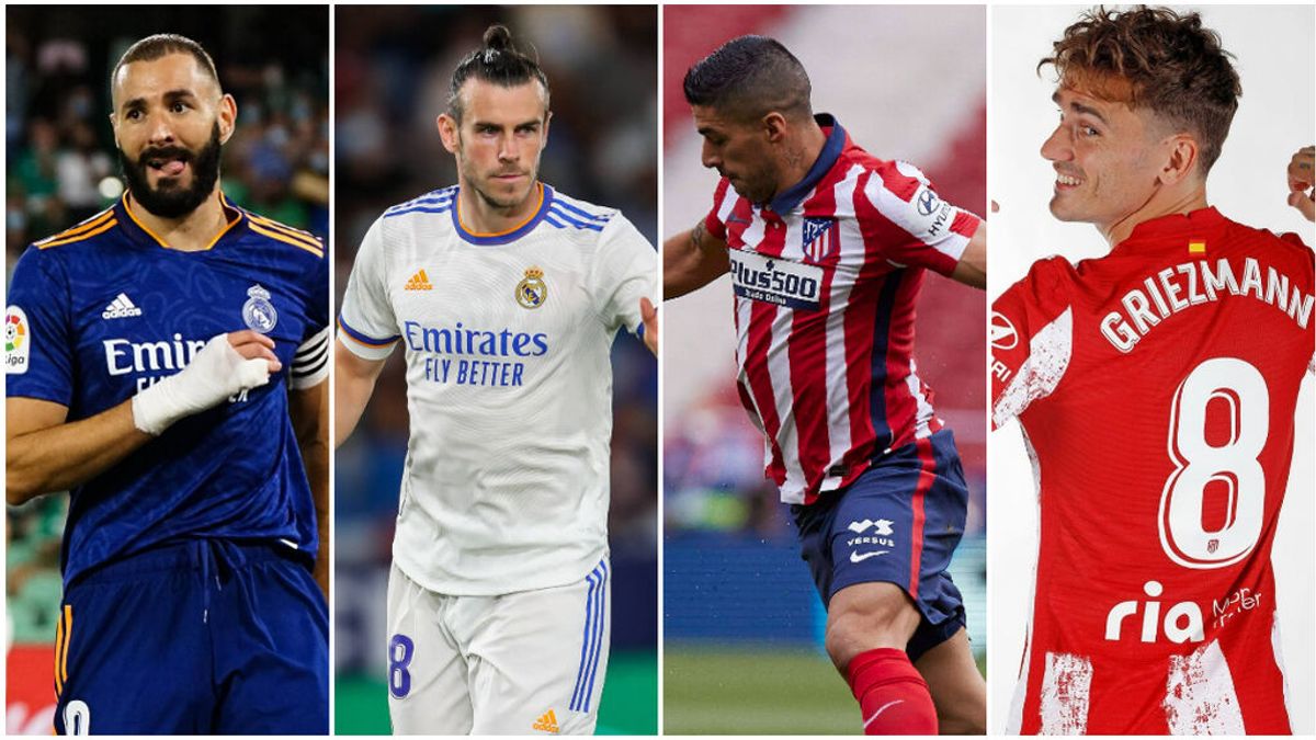 La dupla Benzema-Bale mete miedo: cinco goles más, en nueve partidos menos que Griezmann y Luis Suárez La dupla Benzema-Bale mete miedo: cinco goles más, en nueve partidos menos que Griezmann y Luis Suárez