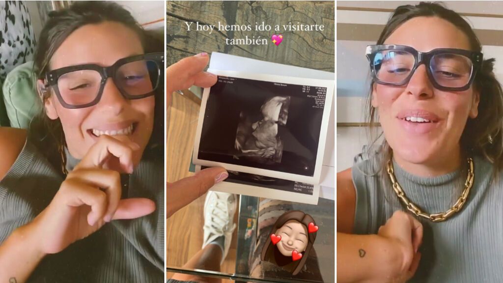 Laura Matamoros muestra cómo está su bebé con una ecografía al detalle