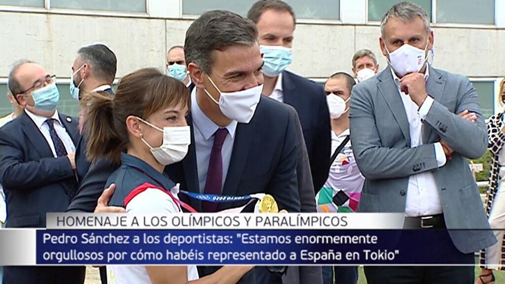 Pedro Sánchez recibe a los deportistas olímpicos y paralímpicos de Tokio: "Es un orgullo"
