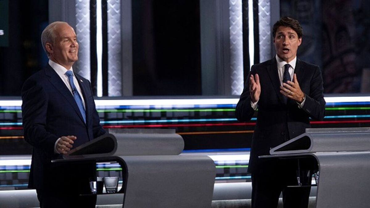 Trudeau, a la defensiva ante los ataques de la oposición canadiense en el debate televisado Trudeau, a la defensiva ante los ataques de la oposición canadiense en el debate televisado