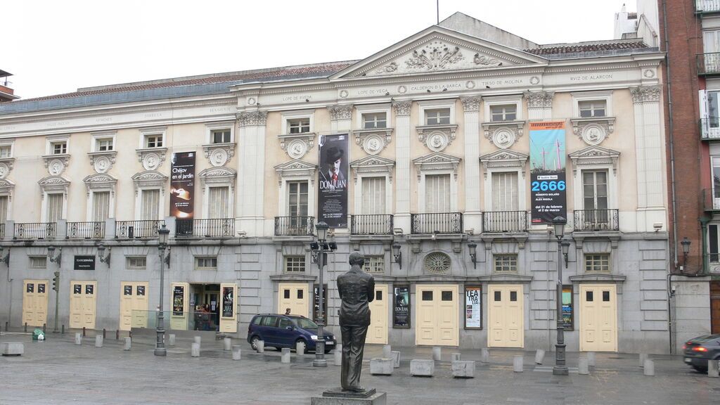 Plaza de Santa Ana, en Madrid.