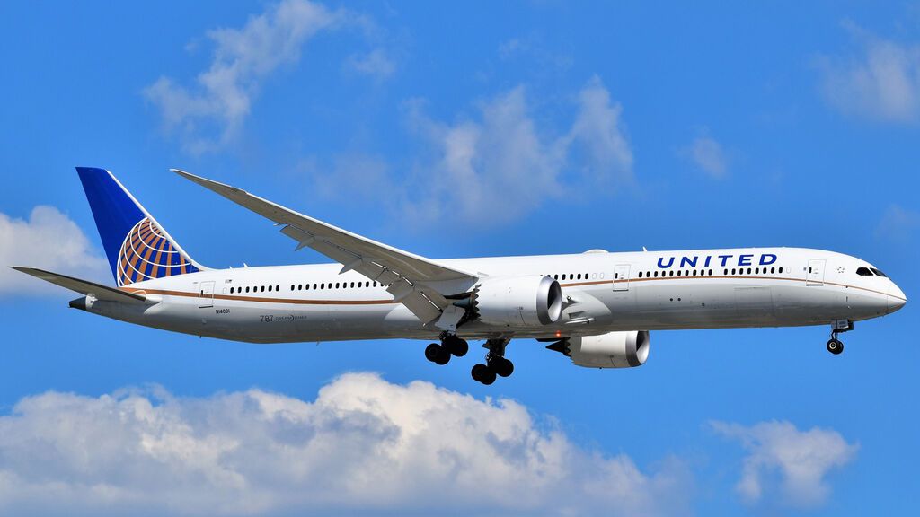 Avión de United Airlines.