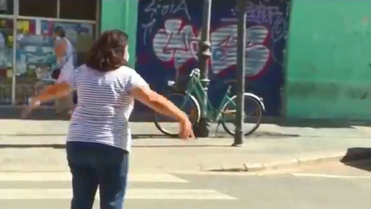 Intentan robar la bicicleta a una vecina de Valencia mientras se queja de la inseguridad ante las cámaras Intentan robar la bicicleta a una vecina de Valencia mientras se queja de la inseguridad ante las cámaras