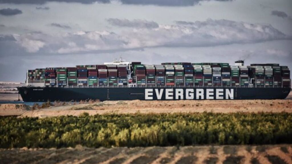 ENCALLAMIENTO EN EL PARÓN DE SUEZ EUROPA PRESS