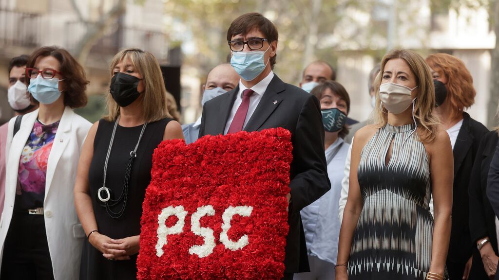 Ofrenda floral del Govern al monumento de Rafael Casanova