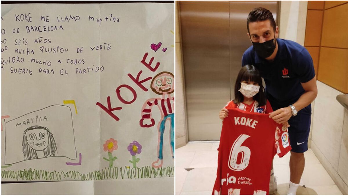 Koke cumple el sueño de una aficionada que fue hasta Madrid a conocerlo: "Gracias por tu cercanía" Koke cumple el sueño de una aficionada que fue hasta Madrid a conocerlo: "Gracias por tu cercanía"