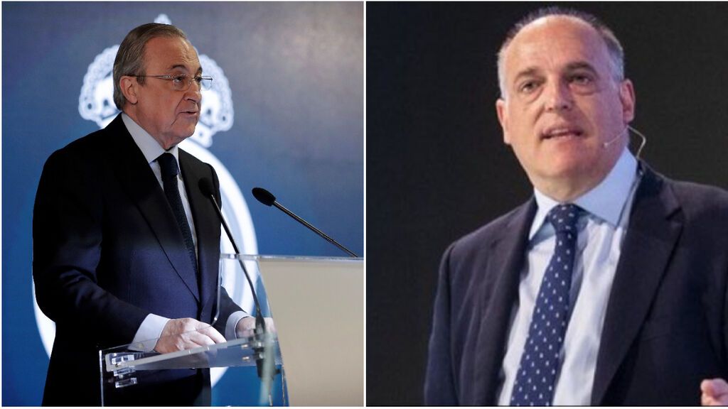 Tebas vuelve a la carga contra Florentino: "Tiene secuestrado al Barça"