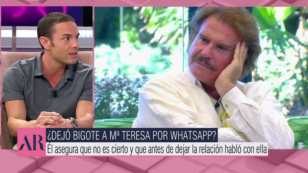 Rossi detalla la escapada que enfrentó a Bigote y Teresa Campos antes de la ruptura: "Tan hablado no está todo"