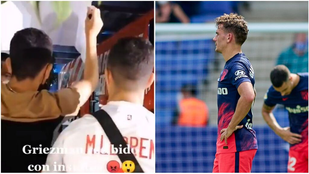 Aficionados del Atlético increpan a Griezmann antes del partido ante el Espanyol: "Antoine, eres un perro"