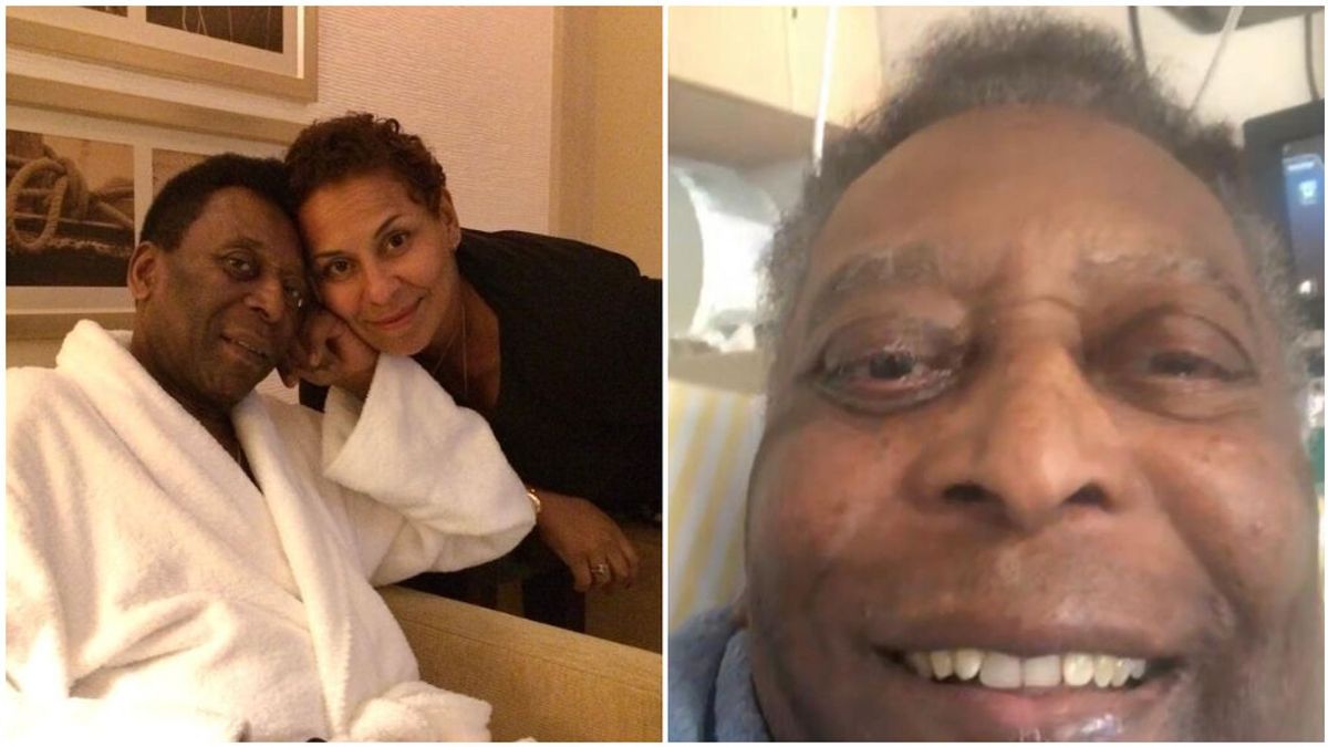 La hija de Pelé publicó una videollamada con su padre. La hija de Pelé publicó una videollamada con su padre.