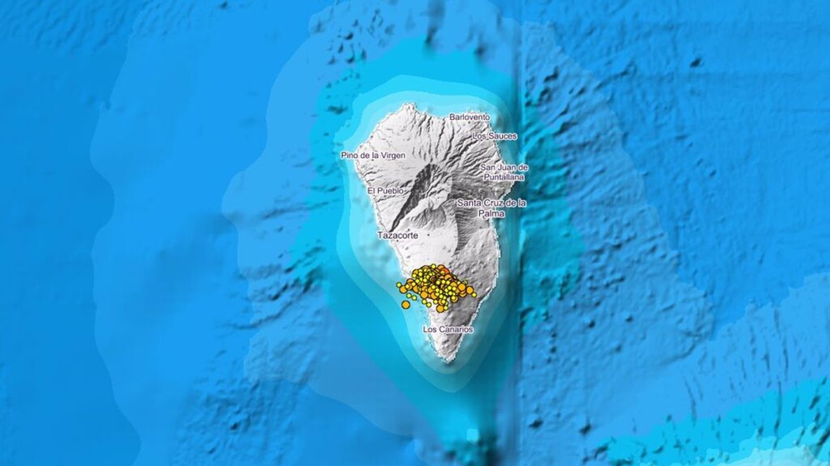 El 'enjambre sísmico' en La Palma se amplía a Tazacorte con 120 pequeños terremotos nocturnos El 'enjambre sísmico' en La Palma se amplía a Tazacorte con 120 pequeños terremotos nocturnos