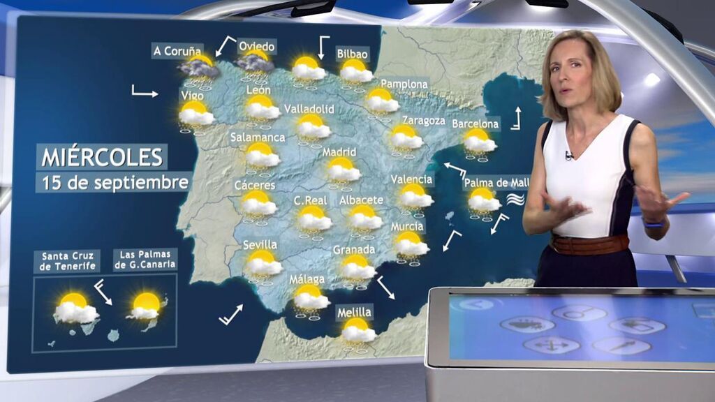 Las lluvias se intensifican en el norte de España: el tiempo que hará el miércoles