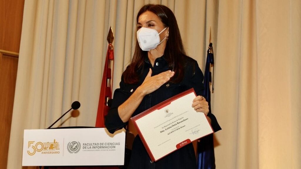 El discurso más personal y divertido de Letizia en la Complutense: "A pesada no tengo rival"