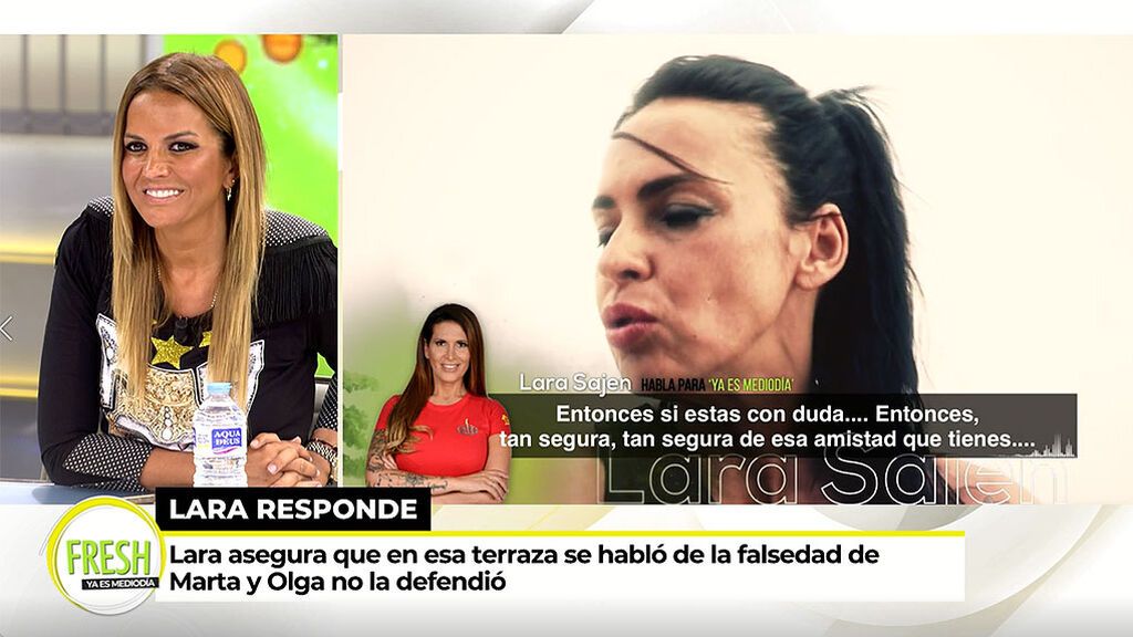 Marta López duda de su amistad con Olga Moreno: “Se ha ido de la lengua y ella lo sabe”