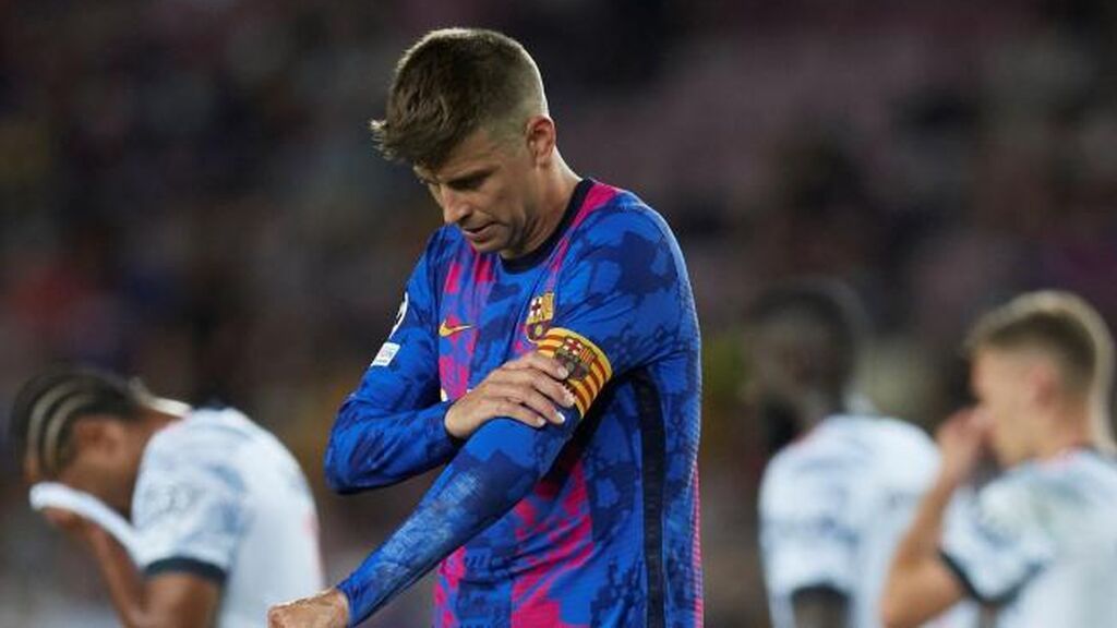 Piqué intentó levantar el ánimo de sus compañeros en el vestuario: “Vamos a ir a más”