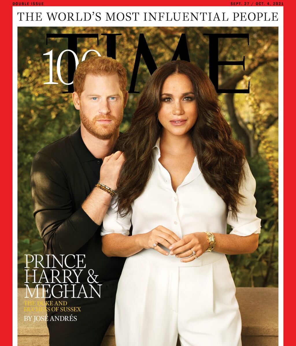 Harry y Meghan en la portada de Time