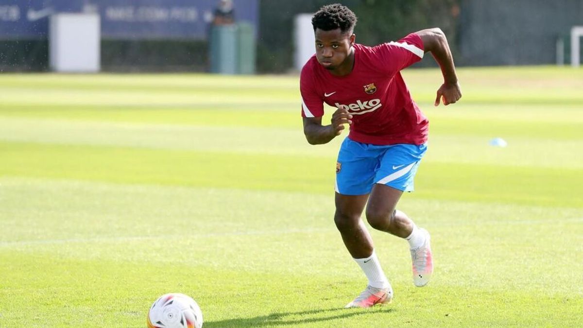 Ansu Fati no forzará con su regreso a los terrenos de juego. Ansu Fati no forzará con su regreso a los terrenos de juego.