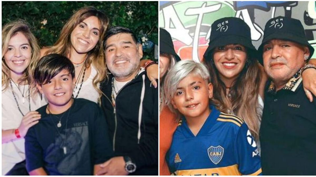 La promesa de los hijos de Maradona a su padre: "No queremos que tu fuego se apague nunca"
