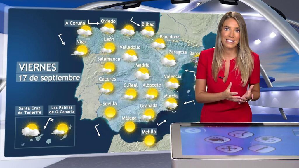 Del sol a las tormentas vespertinas en algunas zonas: el tiempo para el viernes en España