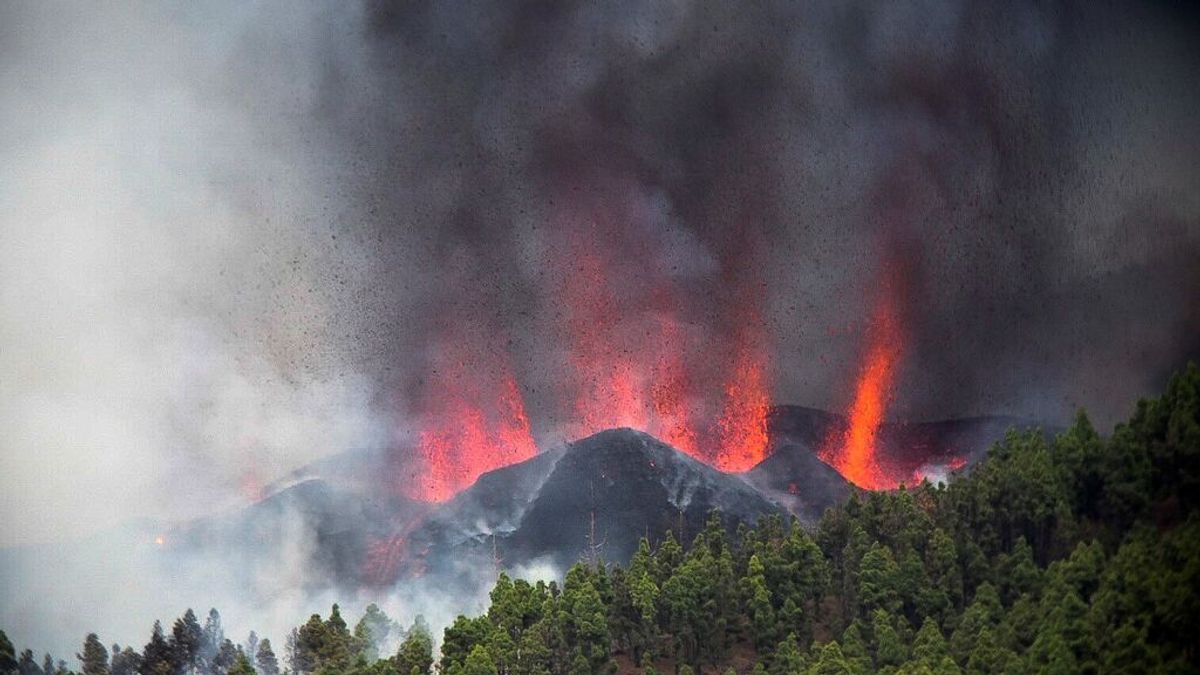 Las espectaculares imágenes que deja la erupción volcánica en La Palma