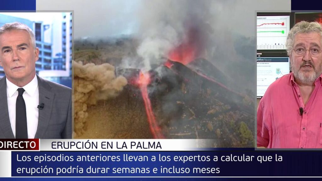 David Cantero entrevista al vulcanólogo Juan Rueda: "Ya no hay roturas vigilamos los ruidos"