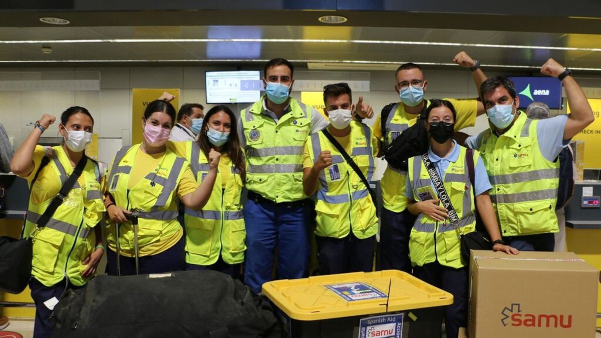 SAMU en envía un contingente de voluntarios para prestar apoyo a los desplazados en La Palma SAMU en envía un contingente de voluntarios para prestar apoyo a los desplazados en La Palma