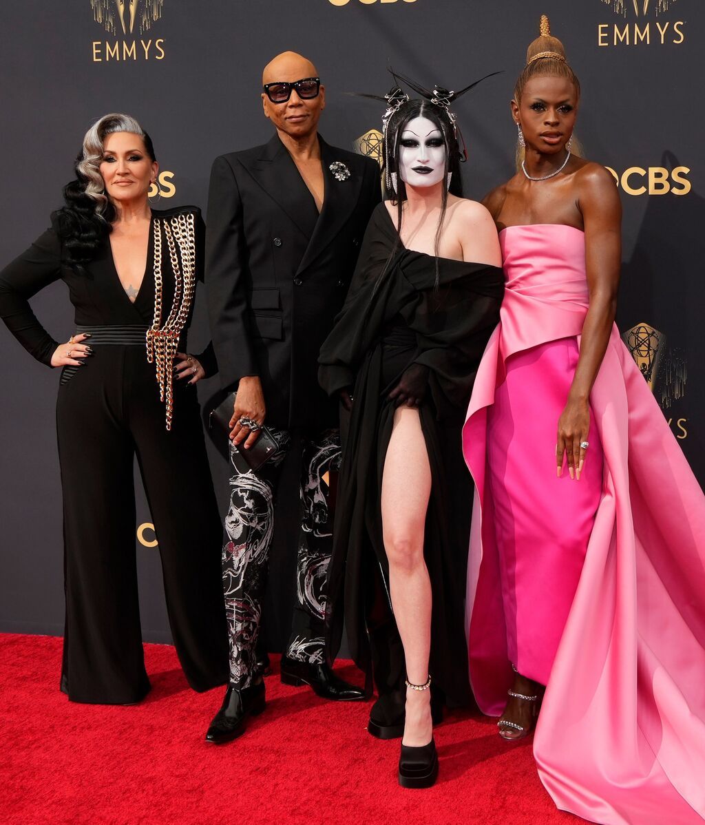 RuPaul, Michelle Visage, Kade Gottlieb y Reggie Gavin