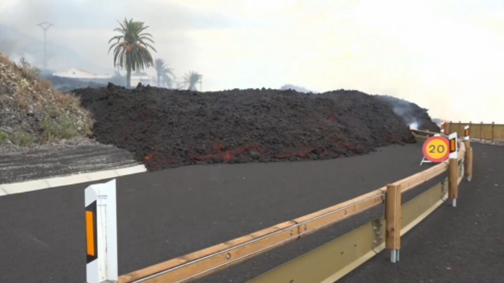 Así son las coladas de lava del volcán de La Palma