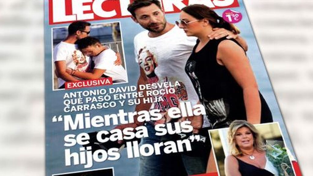 Portada de Antonio David y Rocío Flores en Lecturas